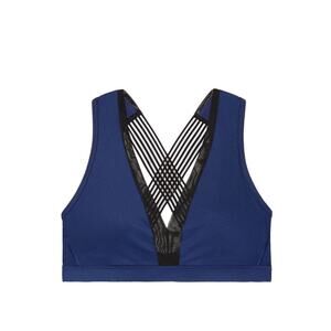 NEW Victoria's Secret Sport Navy Mesh Sports Bra
